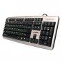 Клавиатура проводная Nakatomi Navigator KN-02U, USB, серый