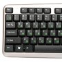 Клавиатура проводная Nakatomi Navigator KN-02U, USB, серый