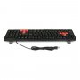 Клавиатура проводная Dialog Standart KS-030U, USB, чёрно-красный