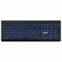 Клавиатура проводная Perfeo PF-843 "Backlight", подсветка, мультимедиа, USB, чёрный (20)