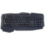 Клавиатура проводная игровая Perfeo PF_A4390 "Strike", мультимедиа, подсветка 3 цвета, USB, чёрный