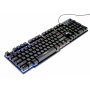 Клавиатура проводная Ritmix RKB-200BL, подсветка, мультимедиа, USB, чёрный