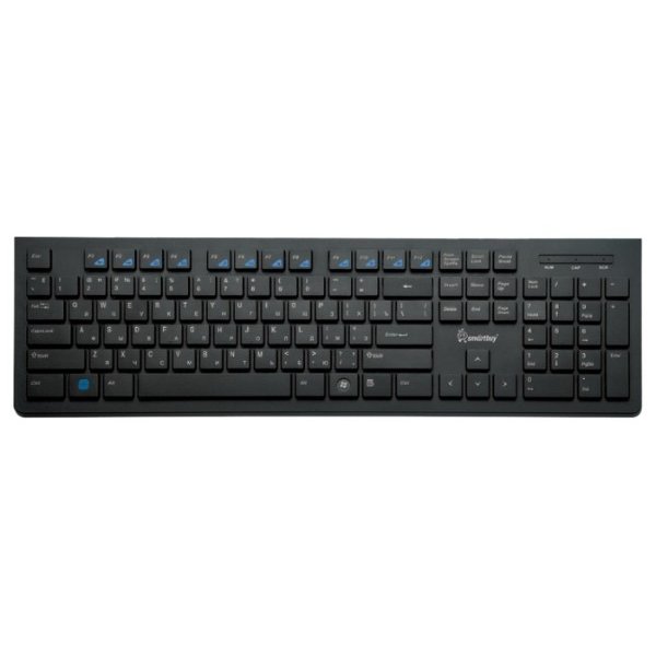 Клавиатура проводная Smartbuy SBK-206US-K, мультимедиа, USB, чёрный