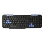 Клавиатура проводная Smartbuy SBK-221U-K ONE, мультимедиа, USB, чёрный
