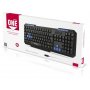 Клавиатура проводная Smartbuy SBK-221U-K ONE, мультимедиа, USB, чёрный