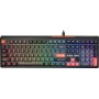 Клавиатура проводная игровая Defender Atomic Force GK-005 RU, 108 кн.+FN, радуж. подсв., чёрно-серая