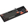 Клавиатура проводная игровая Defender Atomic Force GK-005 RU, 108 кн.+FN, радуж. подсв., чёрно-серая
