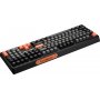 Клавиатура проводная игровая Defender Atomic Force GK-005 RU, 108 кн.+FN, радуж. подсв., чёрно-серая