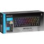 Клавиатура проводная механическая Defender Deimos GK-303 RU, RGB, 61кн, розов.свитчи, черный