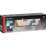 Клавиатура проводная Defender Dasher GK-472 RU, 104кн,YH красн,1.5м, бело-серая