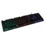 Клавиатура проводная игровая Nakatomi KG-23U, RGB подсветка, USB, чёрный