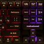 Клавиатура проводная игровая Nakatomi KG-23U, RGB подсветка, USB, чёрный