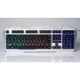 Клавиатура проводная игровая Nakatomi KG-35U, подсветка, металл, USB, серебристый