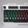 Клавиатура проводная игровая Nakatomi KG-35U, подсветка, металл, USB, серебристый