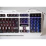Клавиатура проводная игровая Nakatomi KG-35U, подсветка, металл, USB, серебристый
