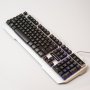 Клавиатура проводная игровая Nakatomi KG-35U, подсветка, металл, USB, серебристый