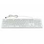 Клавиатура проводная игровая Dialog Gan-Kata KGK-17U, RGB подсветка, USB, белый