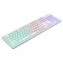 Клавиатура проводная игровая Dialog Gan-Kata KGK-17U, RGB подсветка, USB, белый