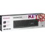 Клавиатура проводная Defender Navigator HB-138 RU, 104 кнопки+FN, 1,8м, чёрный