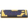 Клавиатура проводная игровая Redragon Elf RU, RGB, гаскет, фиолетово-жёлтый