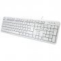 Клавиатура проводная Smartbuy SBK-210U-W ONE, мультимедиа, USB, белый