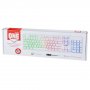 Клавиатура проводная Smartbuy SBK-251U-W ONE, подсветка, мультимедиа, USB, белый
