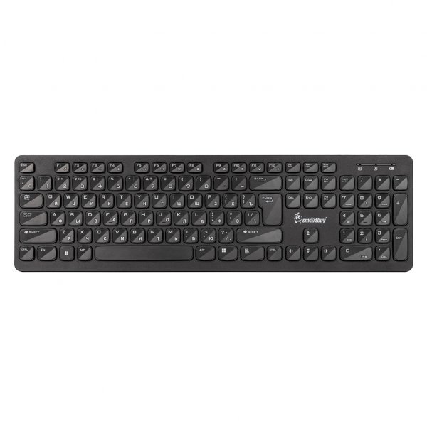 Клавиатура беспроводная Smartbuy ONE SBK-252AG-K, мультимедиа, USB, чёрный