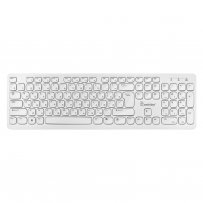 Клавиатура беспроводная Smartbuy ONE SBK-252AG-W, мультимедиа, USB, белый