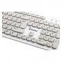 Клавиатура беспроводная Smartbuy ONE SBK-252AG-WC, мультимедиа, USB, бело-серый