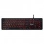 Клавиатура проводная Smartbuy SBK-328U-K ONE, подсветка 3 цвета, USB, чёрный