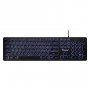 Клавиатура проводная Smartbuy SBK-328U-K ONE, подсветка 3 цвета, USB, чёрный