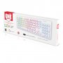 Клавиатура проводная Smartbuy SBK-329U-W ONE, подсветка, мультимедиа, USB, белый