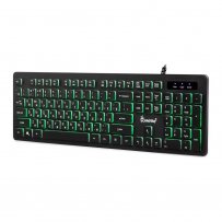 Клавиатура проводная Smartbuy SBK-336UK, подсветка, USB, чёрный