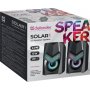 Акустическая 2.0 система Defender Solar 1 6 Вт, подсветка, питание от USB