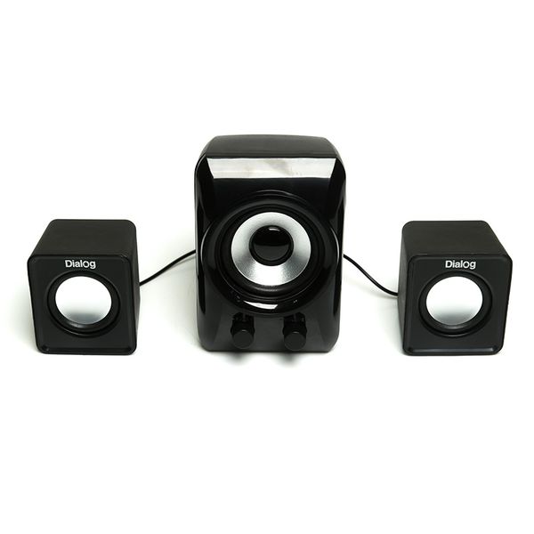 Акустические колонки Dialog AC-202UP Colibri 2.1, 11W RMS, питание от USB, чёрный