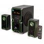 Акустические колонки Dialog AP-222B Progressive, 2.1, 30W+2*10W RMS, Bluetooth, USB, SD, чёрный