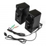 Акустические колонки Dialog AST-22UP Stride 8W RMS -  2.0, PhoneOut, Mic In, питание от USB, чёрный