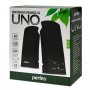 PF-210 Perfeo Колонки UNO 2.0, мощность 2*0.5 Вт (RMS), чёрные, USB (24)