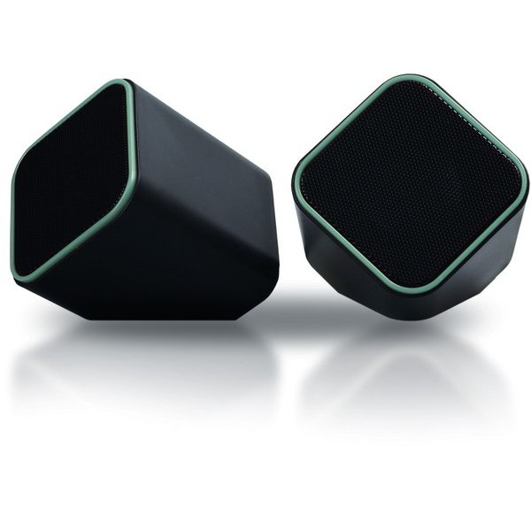 SBA-2570 Мультимед.стерео колонки SmartBuy CUTE, 6Вт, USB, чёрно-серые