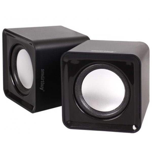 SBA-2800 Мультимед.стерео колонки 2.0 SmartBuy MINI, 4Вт, USB чёрные
