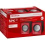 Акустическая 2.0 система Defender SPK 22 красный, 5 Вт, питание от USB