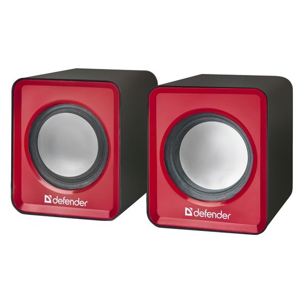 Акустическая 2.0 система Defender SPK 22 красный, 5 Вт, питание от USB