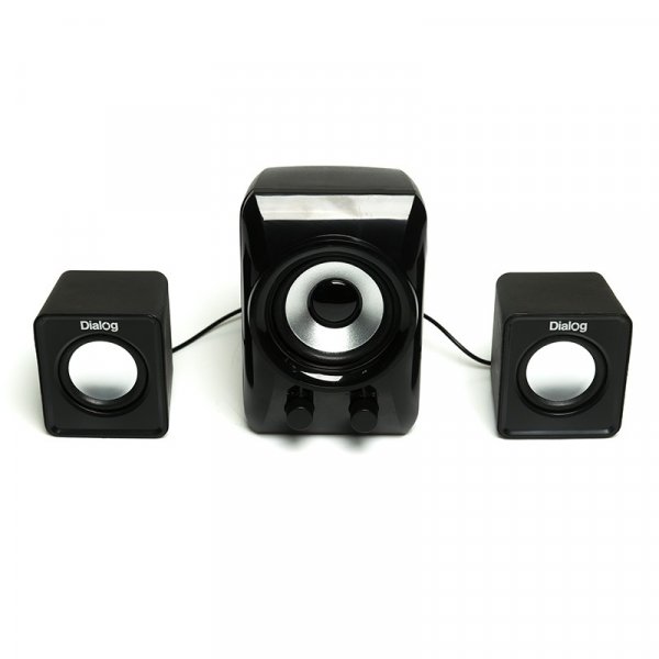 Акустические колонки Dialog AC-202UP Colibri 2.1, 11W RMS, питание от USB, чёрный