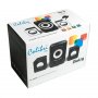 Акустические колонки Dialog AC-202UP Colibri 2.1, 11W RMS, питание от USB, чёрн/белый