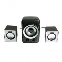 Акустические колонки Dialog AC-202UP Colibri 2.1, 11W RMS, питание от USB, чёрн/белый
