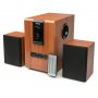 Акустические колонки Dialog AP-150 BROWN Progressive 2.1, 10W+2*5W RMS, USB, SD, коричневый