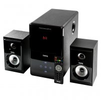 Акустические колонки Dialog AP-220 Progressive, 2.1, 30W+2*15W RMS, USB, SD, чёрный