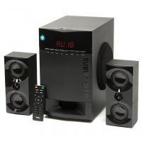 Акустические колонки Dialog AP-230 Progressive, 2.1, 35W+2*15W RMS, Bluetooth, USB, SD, чёрный