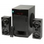 Акустические колонки Dialog AP-230 Progressive, 2.1, 35W+2*15W RMS, Bluetooth, USB, SD, чёрный