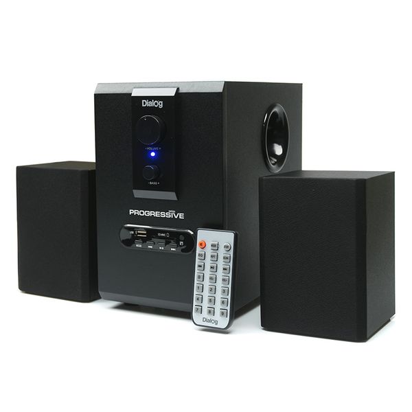 Акустические колонки Dialog AP-150  Progressive 2.1, 5W+2*2.5W RMS, USB, SD, чёрный